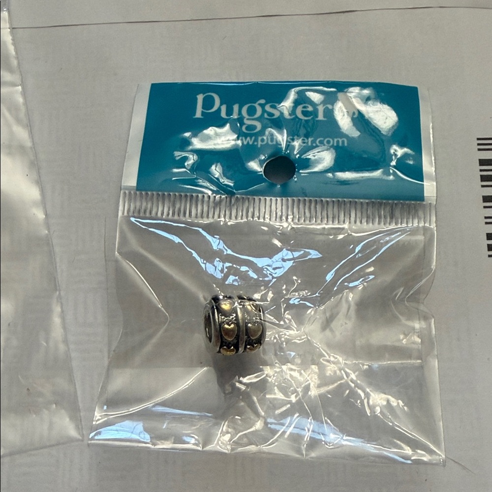 Pugster Silver and Gold Charm Bead
